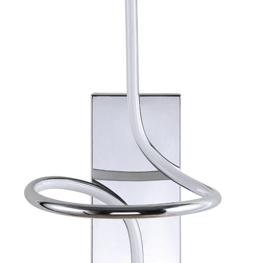 Sketch 9" Minimalist Metal Integrated LED Vanity Light Sconce - JONATHAN Y